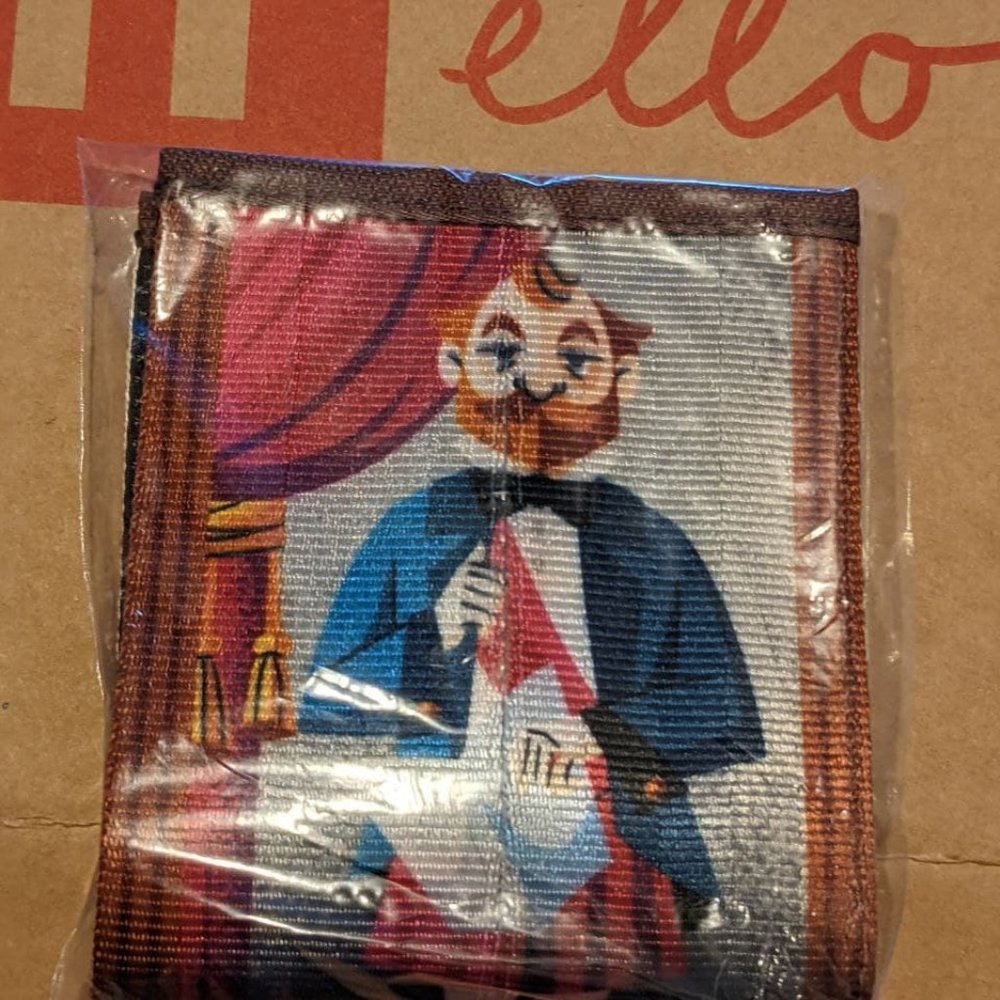 Harveys Haunted Mansion TNT Billfold Wallet -- in hand -- Widow also available